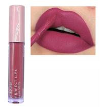 Batom Líquido Ruby Rose Perfect Lips Alta Cobertura Efeito Matte Secagem Rápido Toque Suave