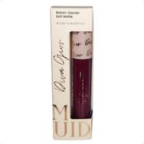Batom Liquido Soft Matte Diva Gior Autêntica 4ml Conforto Longa Duração e Cor Intensa