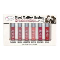 Batom líquido TheBalm Meet Matt (e) Hughes, conjunto de 6 mini
