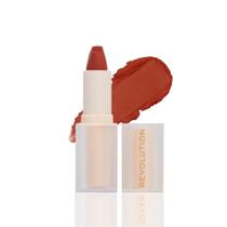 Batom Makeup Revolution Lip Allure Soft Satin Rebel Rust