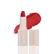 Batom Makeup Revolution Lip Allure Soft Satin Vibe Red
