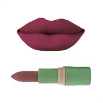 Batom Matte Aveludado Malva Chique Com Fps Textura Macia Shine Colors 4g Abelha Rainha REF 9402