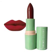 Batom Matte Aveludado Vinho Marsala Com Fps Textura Macia Shine Colors 4g Abelha Rainha REF 9191 Batom Matte Aveludado Vinho Marsala Com Fps Textura Macia Shine Colors 4g Abelha Rainha REF 9191