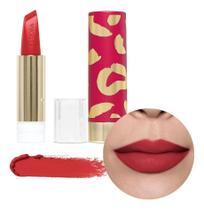 Batom Matte Glam Amulips Eudora 3,4g - Ecolha Cor E Case Cor Vermelho Coragem Case Rosa