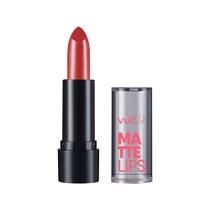Batom Matte Lips Vermelho Carmim Alta Cobertura 3,8g Vult Batom Matte Lips Vermelho Carmim Alta Cobertura 3,8g Vult