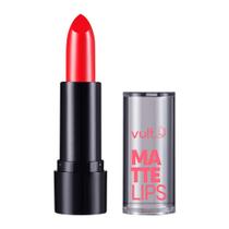 Batom Matte Lips Vermelho Real Alta Cobertura 3,8g Vult