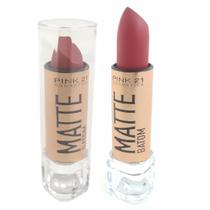 Batom Matte Pink 21 Cosmetics