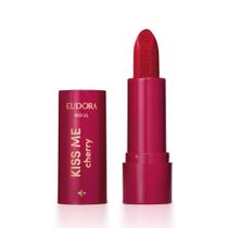 Batom Matte Vermelho Viciante Kiss Me Cherry 3,7g - Eudora