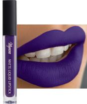Batom Mynena Purple impermeável de longa duração para mulheres veganas Batom Mynena Purple impermeável de longa duração para mulheres veganas