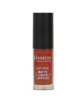 Batom Natural e Vegano Líquido Matte 5ml Trust in rust Benecos