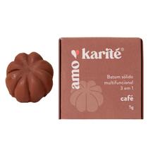 Batom Natural Sólido Multifuncional 3 em 1 Café AmoKarité