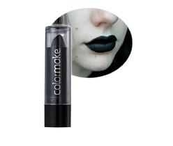 Batom Preto Colormake Maquiagem Halloween Acabamento Cremoso