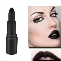 Batom Preto de Maquiagem Halloween Dias das Bruxas Lua Neve - 7908239715579