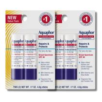 Batom Reparador Aquaphor Lip Protectant SPF30 - 5ml (4 Unidades) Batom Reparador Aquaphor Lip Protectant SPF30 - 5ml (4 Unidades)