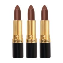 Batom Revlon Super Lustrous Mauvy Night 473, pacote com 3