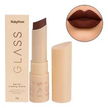 Batom Ruby Rose Creamy Matte Glass Ruby Rose Diversas Cores