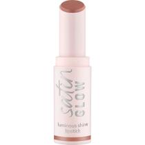 Batom satin glow luminous shine lipstick 01 essence