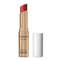 Batom stick matte glam microplastia scarlet absoluto eudora