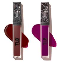 Batom The Lip Bar Nonstop Liquid Matte, pacote com 2 unidades Rebel + Prima Donna