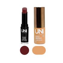 Batom Ultra Matte Cor Vibrante Corretivo Liquido Facial Matte Hidratante 24 horas UNImakeup Batom Ultra Matte Cor Vibrante Corretivo Liquido Facial Matte Hidratante 24 horas UNImakeup