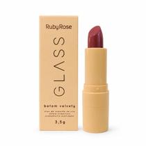 Batom Velvety Glass Ruby Rose