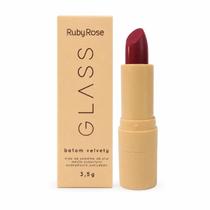 Batom Velvety Glass Ruby Rose