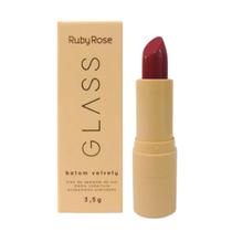 Batom Velvety Ruby Rose Glass Bg04 3,5g