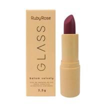 Batom Velvety Ruby Rose Glass Bg05 3,5g