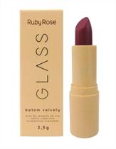 Batom velvety ruby rose glass bg05