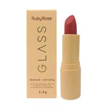 Batom Velvety Ruby Rose Glass Bg06 3,5g