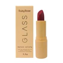 Batom Velvety Ruby Rose Glass Bg08 3,5g