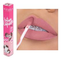 Batom Vizzela Líquido Matte Dog Lovers Vegano Não Craquela