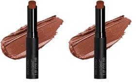 Batom wet n wild Perfect Pout Lip Color Fall Red (pacote com 2)