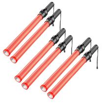 Baton RoadHero para controle de tráfego, pacote com 6, LED de 53 cm com 3 modos