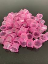 Batoque Plástico Médio Rosa - 50 Unidades para Micropigmentação e Tatuagem Batoque Plástico Médio Rosa - 50 Unidades para Micropigmentação e Tatuagem