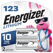 Battery Energizer 123 Lithium 3V Photo, pacote com 2 Battery Energizer 123 Lithium 3V Photo, pacote com 2