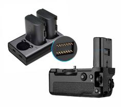 Battery grip vg-c3em p sony 2 baterias fz 100 + duplo carregador