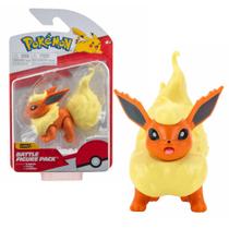 Battle Pack Figura de Batalha Boneco Pokemon Flareon Sunny