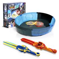 Battling Tops Burst Toy Infinity Nado Stadium com acessórios