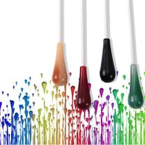 Batuta orquestral Colorida em Resina