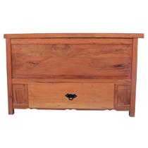 Báu 1M em Madeira Maciça Natural com 1 Gaveta
