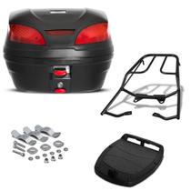 Baú 30 Litros Pro Tork + Bagageiro Sansão Motos