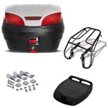 Bau 30 Litros Pro Tork Smartbox 3 + Bagageiro Titan 95/99 Prata Bau 30 Litros Pro Tork Smartbox 3 + Bagageiro Titan 95/99 Prata