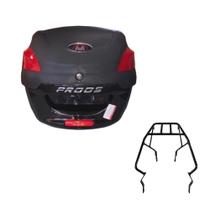 Baú 41 litros Preto com Bagageiro para Biz 2013 até 2015