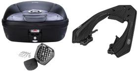 BAU 45L MONOLOCK SIMPLY FUME E450NT + BAGAGEIRO Scam Twister 250 Fiberforce