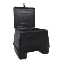 Baú 90 Litros Motofrete Motoboy Carga Entrega Liso Preto Mn3 - NAKABOX/MN3