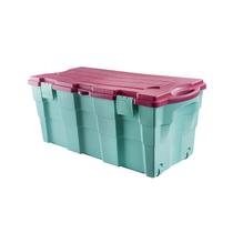 Baú Aqua 40x45x94cm 100L Verde e Rosa Baú Aqua 40x45x94cm 100L Verde e Rosa