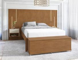 Baú Banco Luca Cedro - Casa D Móveis