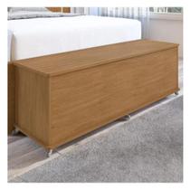 Baú Banco Luca Cedro Quarto Brinquedos Casa D Moveis