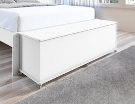 Baú Banco Luca Porta Itens Branco